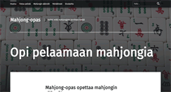 Desktop Screenshot of mahjongopas.info